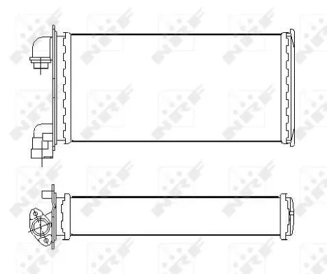NRF Heat Exchanger, interior heating (53543)