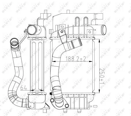 NRF Charge Air Cooler (30785)