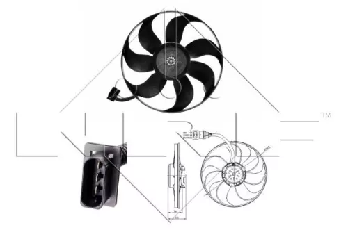 NRF Fan, engine cooling (47393)