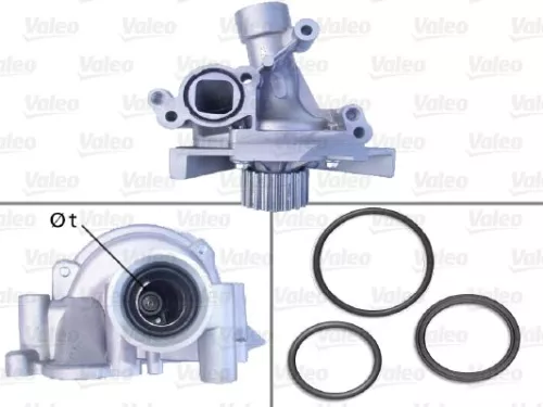 VALEO Water Pump, engine cooling (506918)