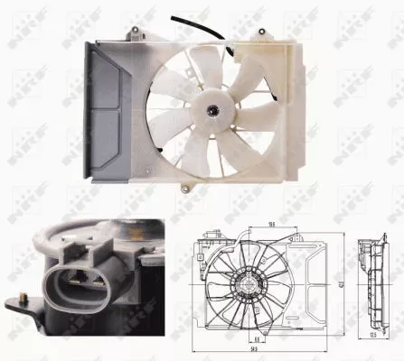 Fan, engine cooling