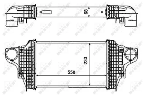 NRF Charge Air Cooler (30464)