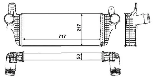 NRF Charge Air Cooler (30466)