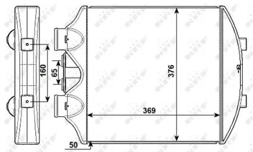 NRF Charge Air Cooler (30236)