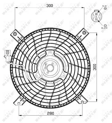 NRF Fan, engine cooling (47469)