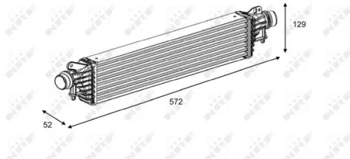 NRF Charge Air Cooler (30179)