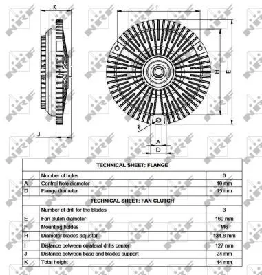 NRF Clutch, radiator fan (49538)