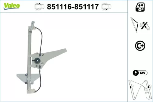 VALEO Window Regulator (851116)
