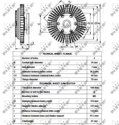 NRF Clutch, radiator fan (49526)