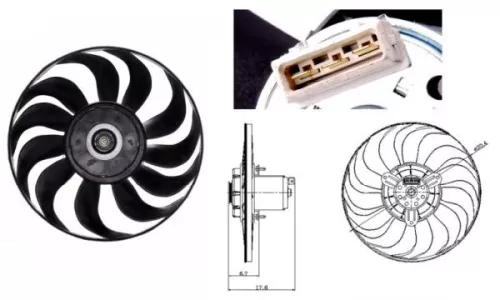 NRF Fan, engine cooling (47641)