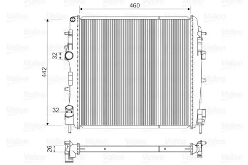 Radiator, engine cooling