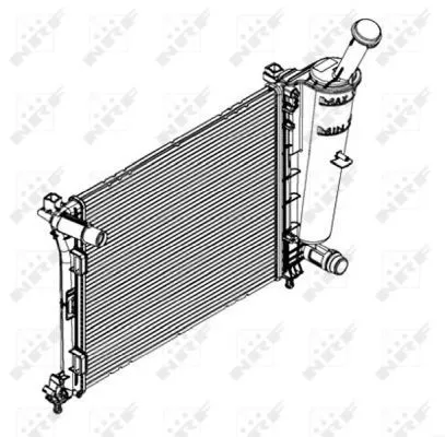 NRF Radiator, engine cooling (58429)