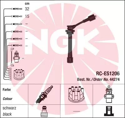 NGK Ignition Cable Kit (44274)
