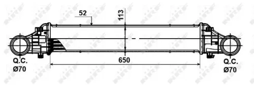 NRF Charge Air Cooler (30509)