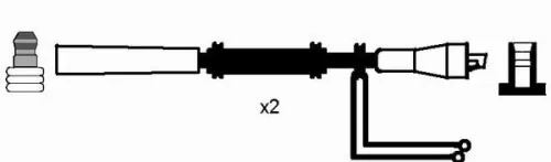 NGK Ignition Cable Kit (0689)