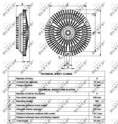 NRF Clutch, radiator fan (49532)