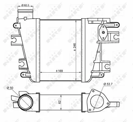 NRF Charge Air Cooler (30384)