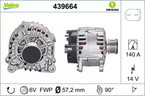VALEO Alternator (439664)