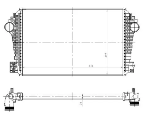 NRF Charge Air Cooler (309038)