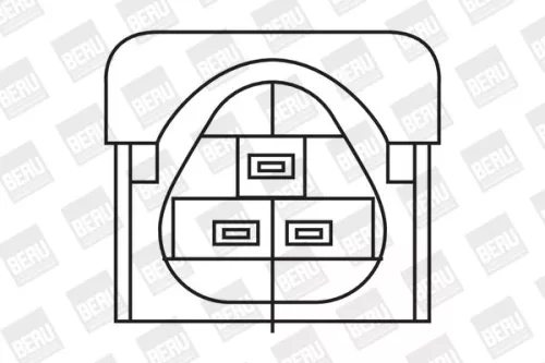 BorgWarner (BERU) Ignition Coil (ZS324)