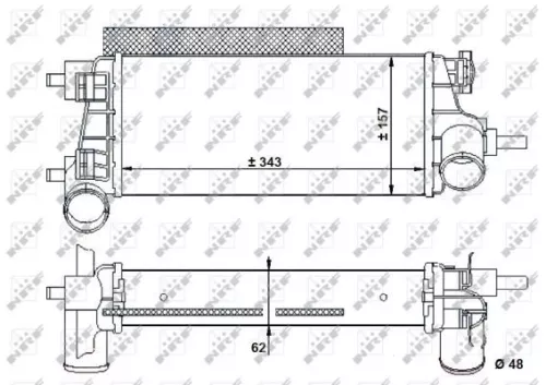 NRF Charge Air Cooler (30926)