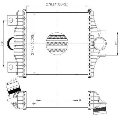 NRF Charge Air Cooler (30988)