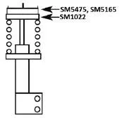 KYB Repair Kit, suspension strut support mount (SM5475)