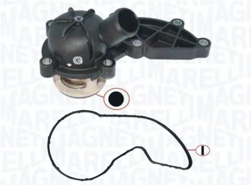 Thermostat, coolant