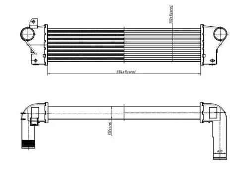 NRF Charge Air Cooler (309054)