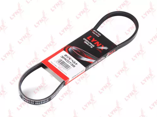 LYNXAUTO Poly V-Belt (3PK0738)