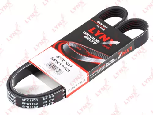 LYNXAUTO V-ribbed Belt (6PK1153)