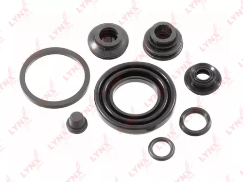 Brake caliper repair kit, rear (d34 mm, Mando)