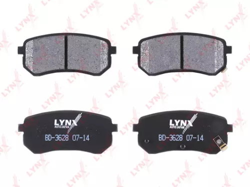 LYNXAUTO Disc brake pads, rear (BD-3628)
