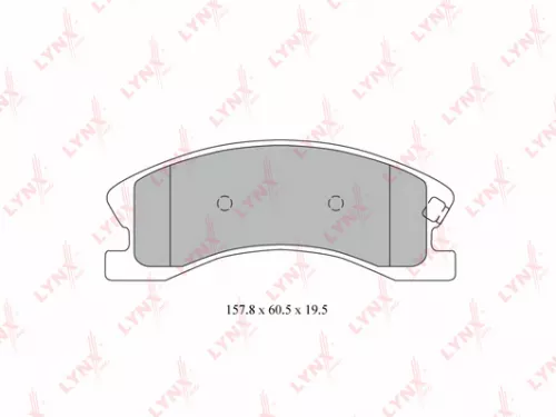 Disc brake pads, front