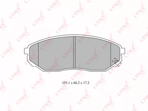 Disc brake pads, front