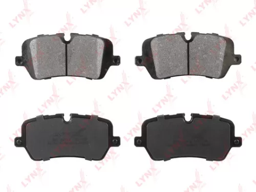 Disc brake pads, rear