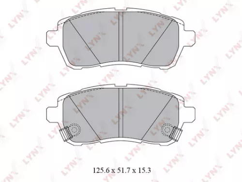 Disc brake pads, front