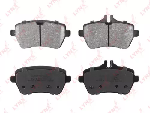 Disc brake pads, rear