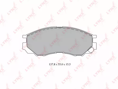 Disc brake pads, front