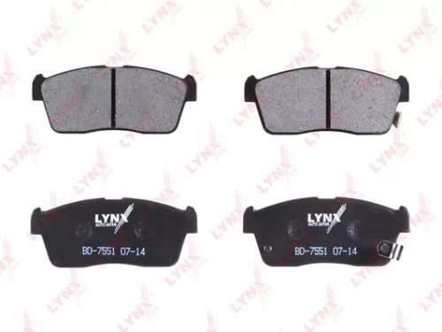 LYNXAUTO Disc brake pads, front (BD-7551)