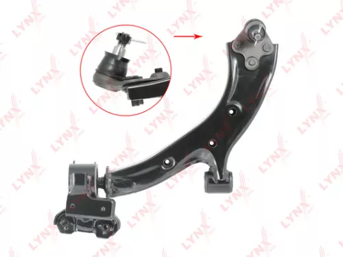 Control arm, front, lower, left