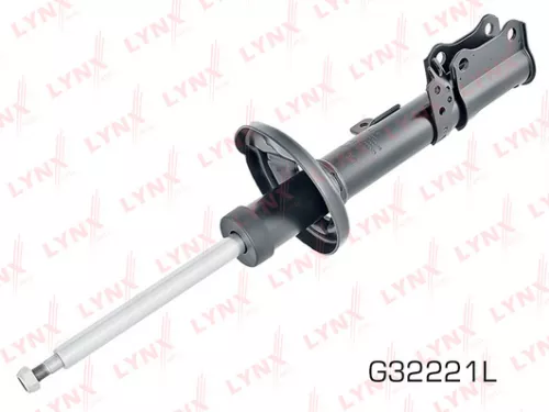 Shock absorber strut gas, left, rear