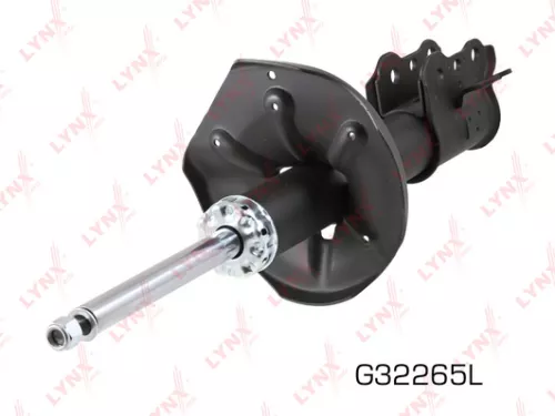 Shock absorber strut gas, left, front