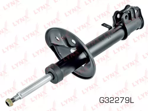 Shock absorber strut gas, left, front