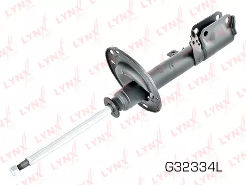 Shock absorber strut gas, left, rear
