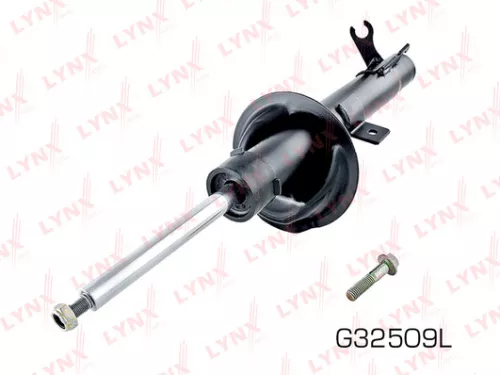 Shock absorber strut gas, left, front