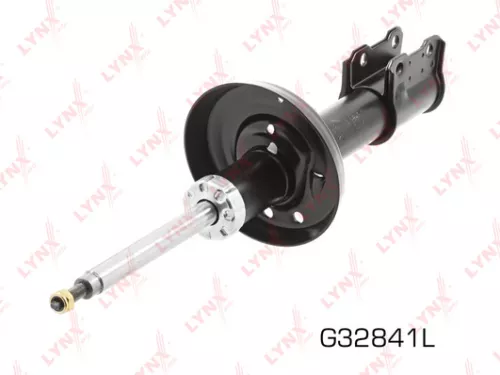 Shock absorber strut gas, left, front
