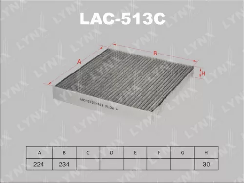 Cabin filter, carbon
