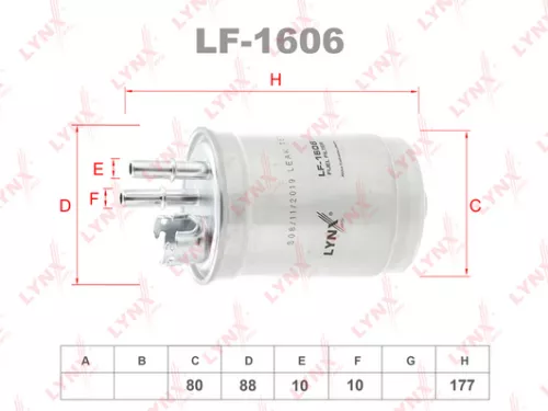 LYNXAUTO Fuel filter (LF-1606)