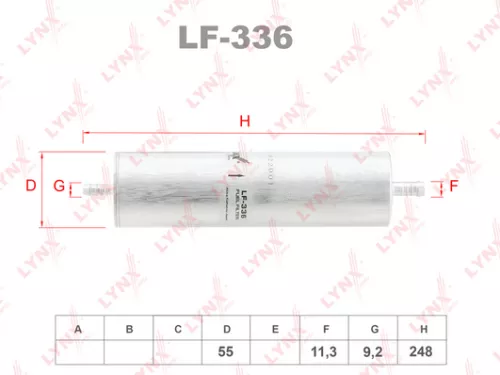 LYNXAUTO Fuel filter (LF-336)